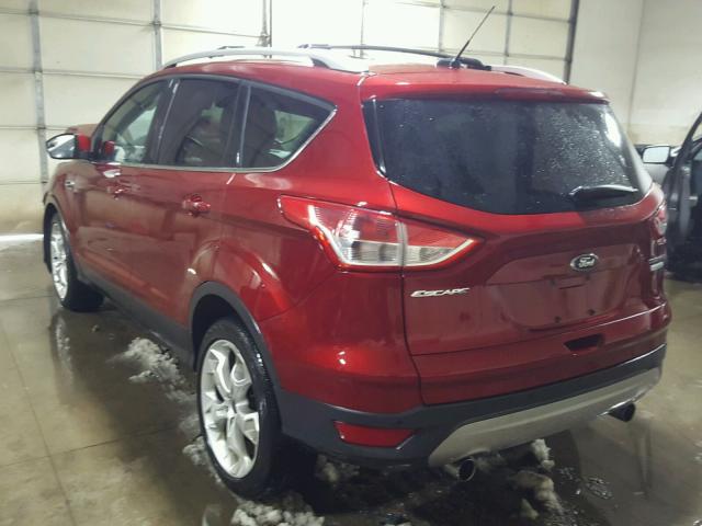 1FMCU0J90DUD33985 - 2013 FORD ESCAPE TIT RED photo 3