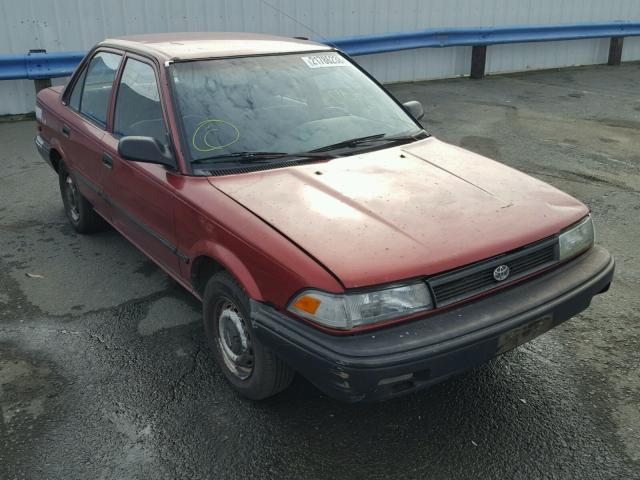 1NXAE91A7MZ201440 - 1991 TOYOTA COROLLA RED photo 1