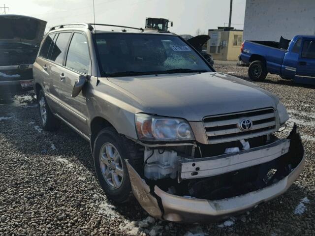 JTEDP21A750063860 - 2005 TOYOTA HIGHLANDER TAN photo 1