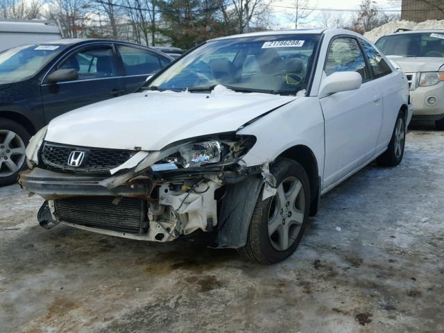 1HGEM22904L063431 - 2004 HONDA CIVIC EX WHITE photo 2