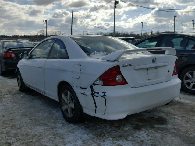 1HGEM22904L063431 - 2004 HONDA CIVIC EX WHITE photo 3