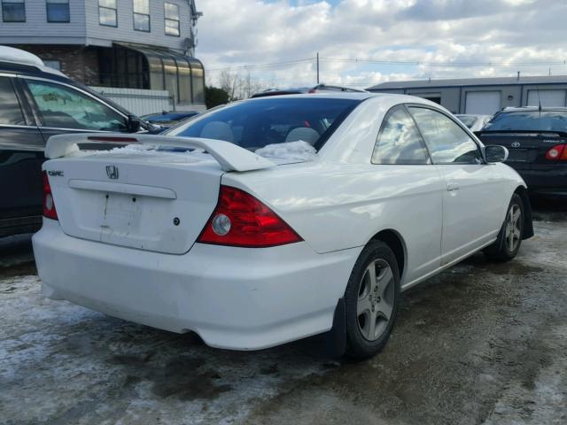 1HGEM22904L063431 - 2004 HONDA CIVIC EX WHITE photo 4