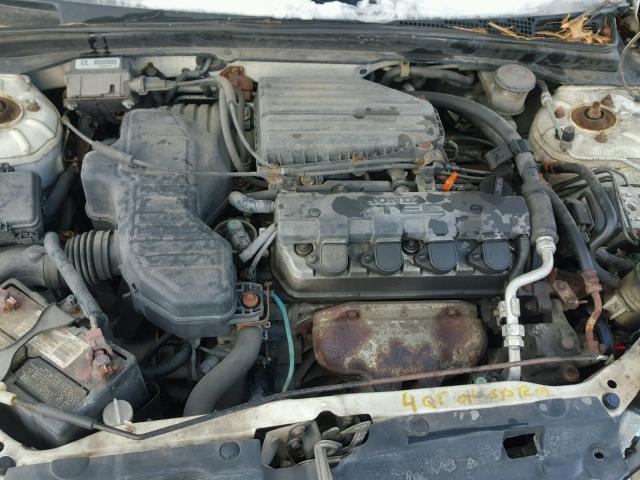 1HGEM22904L063431 - 2004 HONDA CIVIC EX WHITE photo 7