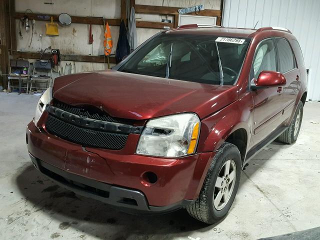 2CNDL43F496227076 - 2009 CHEVROLET EQUINOX LT RED photo 2