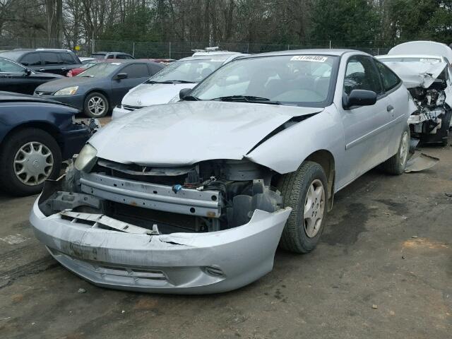 1G1JC12F357168001 - 2005 CHEVROLET CAVALIER SILVER photo 2