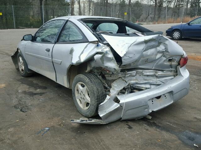 1G1JC12F357168001 - 2005 CHEVROLET CAVALIER SILVER photo 3