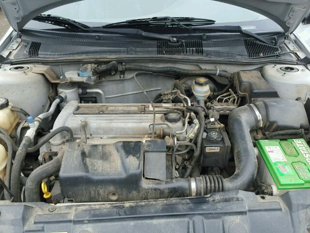 1G1JC12F357168001 - 2005 CHEVROLET CAVALIER SILVER photo 7