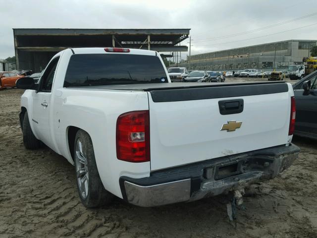 1GCEC14038Z289721 - 2008 CHEVROLET SILVERADO WHITE photo 3