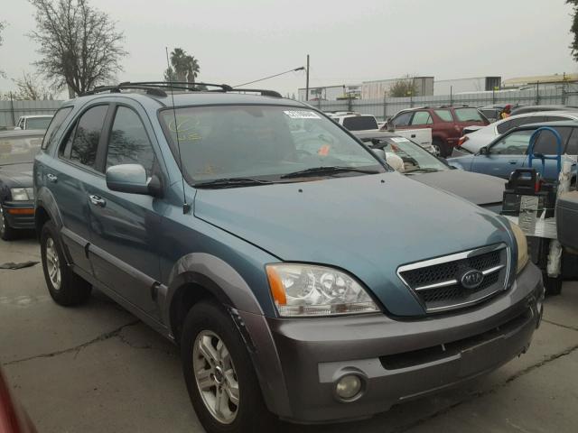 KNDJD733835152171 - 2003 KIA SORENTO EX TEAL photo 1