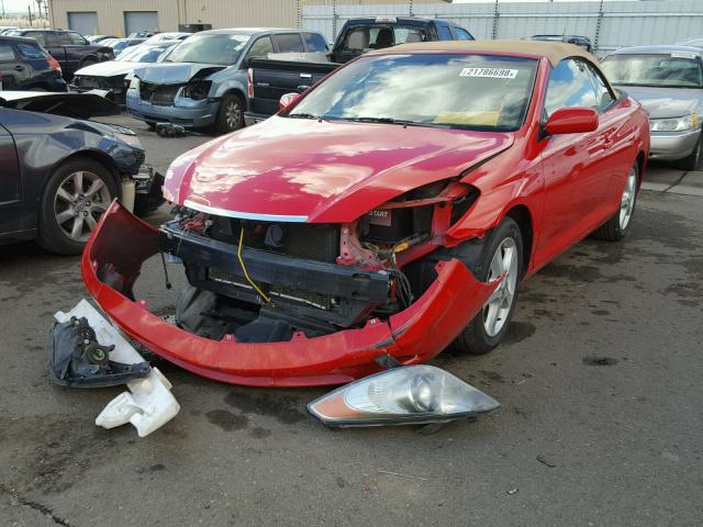 4T1FA38P86U071163 - 2006 TOYOTA CAMRY SOLA RED photo 2