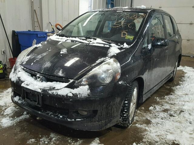 JHMGD38648S057863 - 2008 HONDA FIT SPORT GRAY photo 2