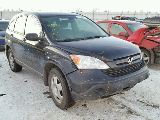 5J6RE38348L800068 - 2008 HONDA CR-V LX BLACK photo 1