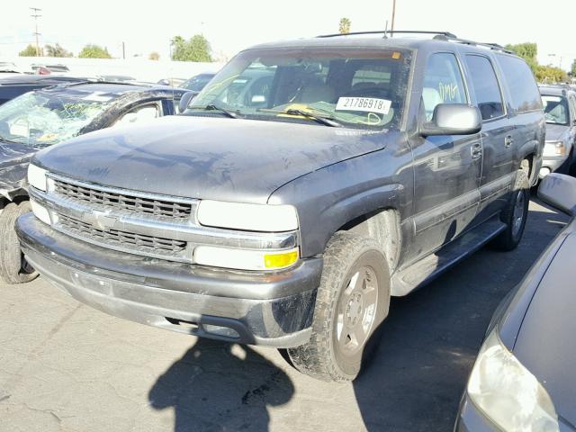 3GNEC16Z82G259575 - 2002 CHEVROLET SUBURBAN C GRAY photo 2