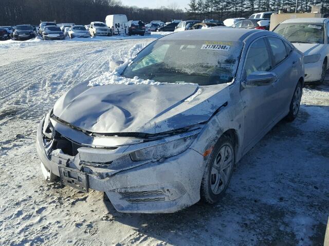 19XFC2F58HE226421 - 2017 HONDA CIVIC LX GRAY photo 2