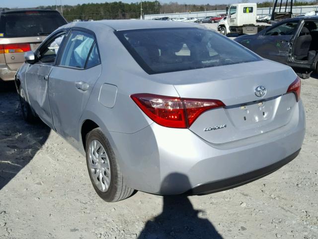 5YFBURHE9HP714261 - 2017 TOYOTA COROLLA L SILVER photo 10