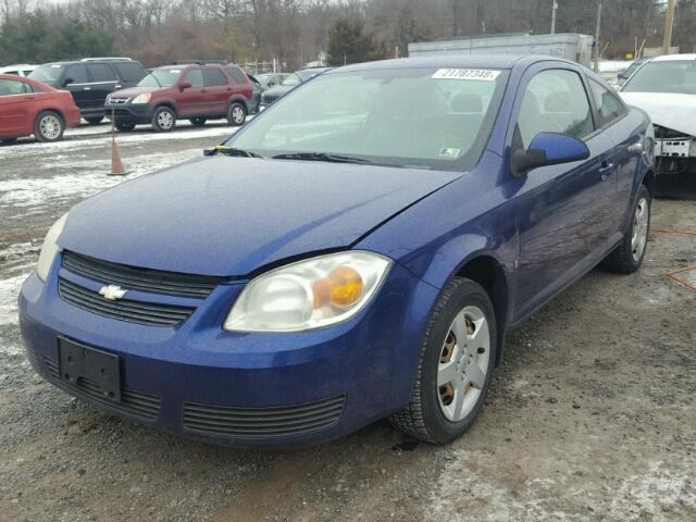 1G1AL15F577323811 - 2007 CHEVROLET COBALT LT BLUE photo 2