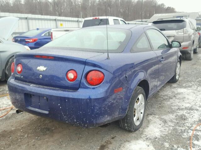 1G1AL15F577323811 - 2007 CHEVROLET COBALT LT BLUE photo 4