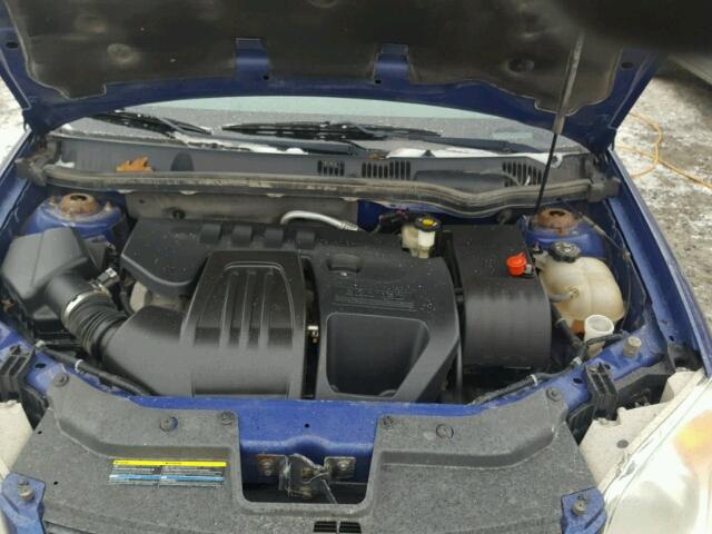 1G1AL15F577323811 - 2007 CHEVROLET COBALT LT BLUE photo 7