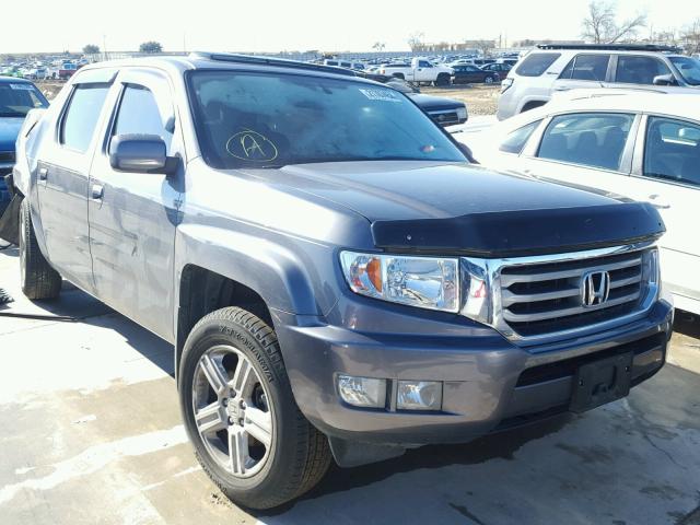 5FPYK1F58EB008286 - 2014 HONDA RIDGELINE GRAY photo 1