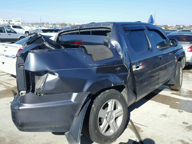 5FPYK1F58EB008286 - 2014 HONDA RIDGELINE GRAY photo 4