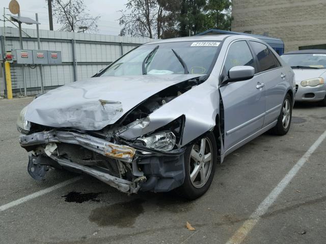 1HGCM56845A043125 - 2005 HONDA ACCORD EX SILVER photo 2