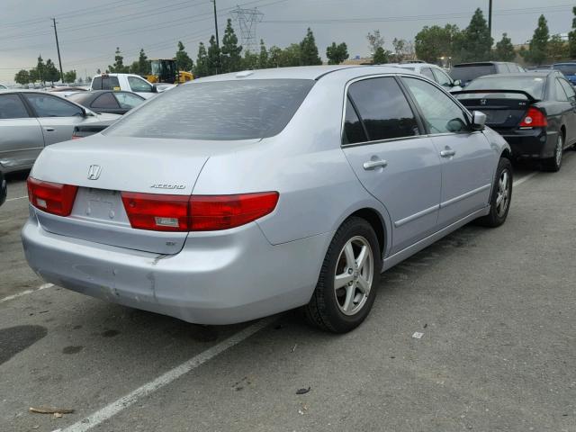 1HGCM56845A043125 - 2005 HONDA ACCORD EX SILVER photo 4