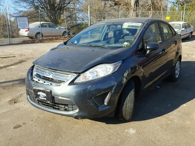 3FADP4BJ9BM216123 - 2011 FORD FIESTA SE BLACK photo 2