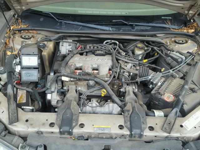 2G1WF55E229381359 - 2002 CHEVROLET IMPALA TAN photo 7