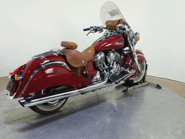 56KCCVAA3G3338262 - 2016 INDIAN MOTORCYCLE CO. CHIEF VINT RED photo 8