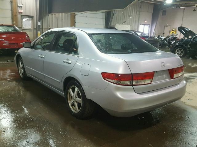 1HGCM56603A118740 - 2003 HONDA ACCORD EX SILVER photo 3