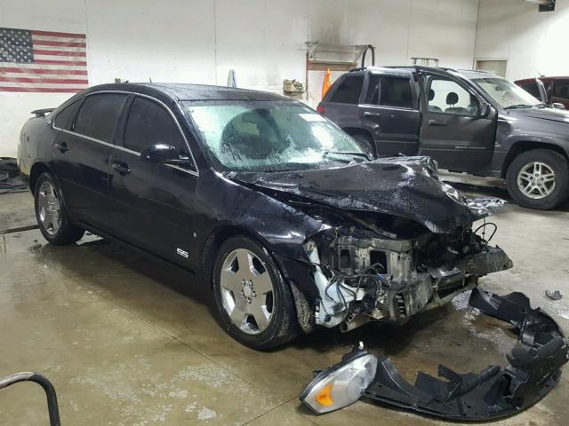 2G1WD58C489222948 - 2008 CHEVROLET IMPALA SUP შავი ფოტო 1