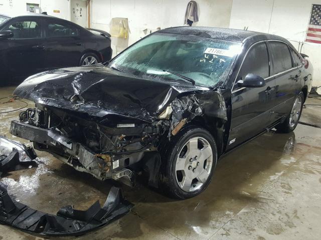 2G1WD58C489222948 - 2008 CHEVROLET IMPALA SUP შავი ფოტო 2