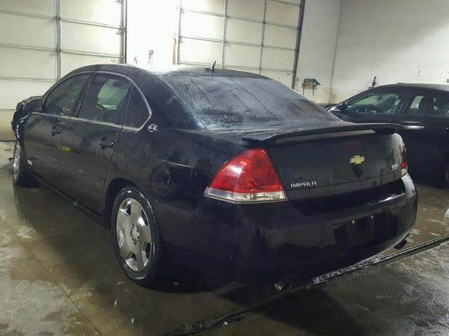 2G1WD58C489222948 - 2008 CHEVROLET IMPALA SUP შავი ფოტო 3
