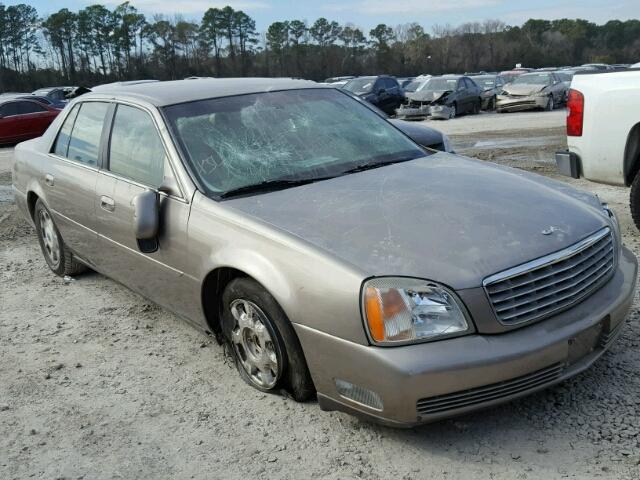 1G6KD54Y32U273586 - 2002 CADILLAC DEVILLE BROWN photo 1