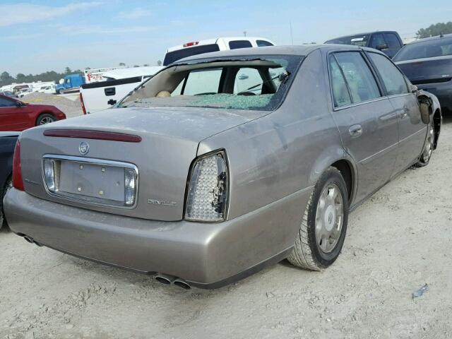 1G6KD54Y32U273586 - 2002 CADILLAC DEVILLE BROWN photo 4