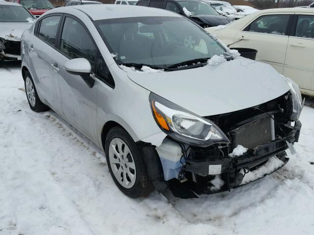 KNADM4A35E6397423 - 2014 KIA RIO LX Արծաթագույն լուսանկար 1