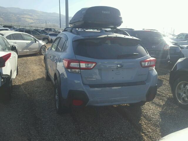 JF2GTADC9JH233329 - 2018 SUBARU CROSSTREK BLUE photo 3