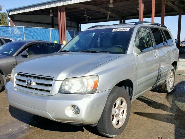 JTEGD21A560139194 - 2006 TOYOTA HIGHLANDER SILVER photo 2