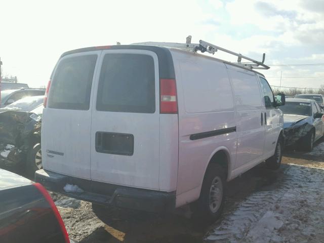 1GCGG25U161127019 - 2006 CHEVROLET EXPRESS G2 WHITE photo 4