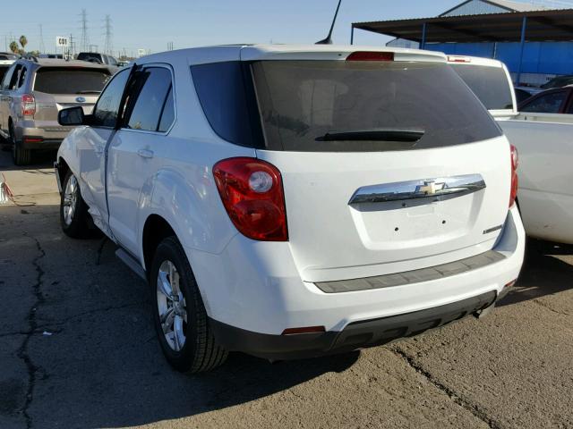 2GNALBEK5D6231076 - 2013 CHEVROLET EQUINOX LS WHITE photo 3