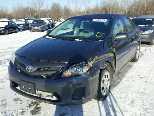 2T1BU4EE7BC734619 - 2011 TOYOTA COROLLA BA GRAY photo 2