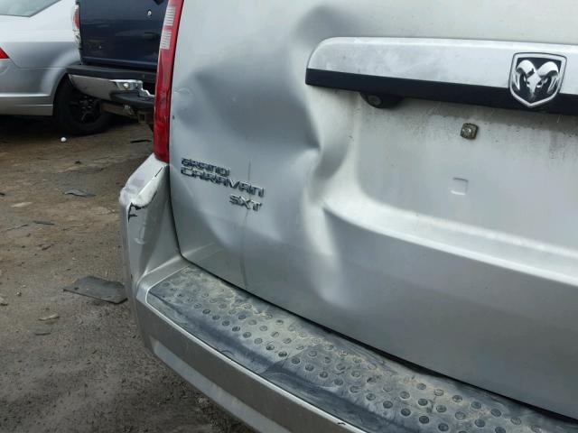 1D8HN54P98B180508 - 2008 DODGE GRAND CARA SILVER photo 9