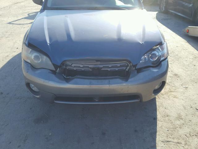 4S4BP61C057326424 - 2005 SUBARU LEGACY OUT BLUE photo 9