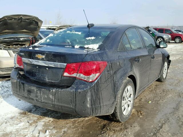 1G1PL5SHXG7137625 - 2016 CHEVROLET CRUZE LIMI BLUE photo 4