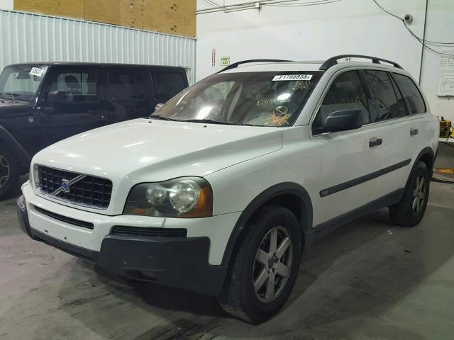 YV1CY59HX41123164 - 2004 VOLVO XC90 WHITE photo 2