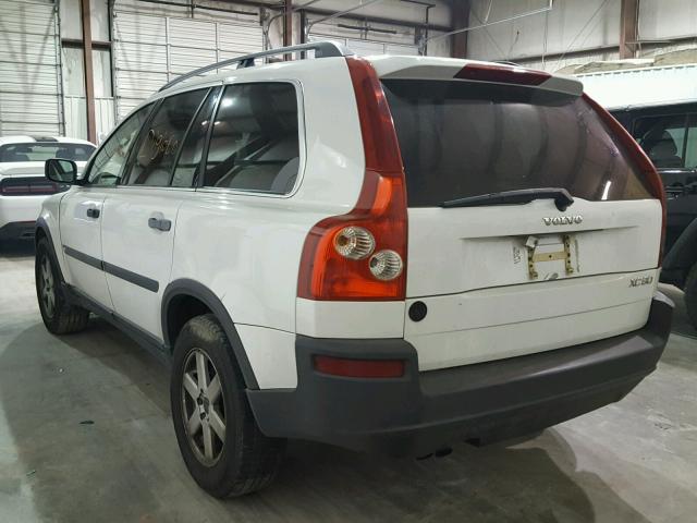 YV1CY59HX41123164 - 2004 VOLVO XC90 WHITE photo 3