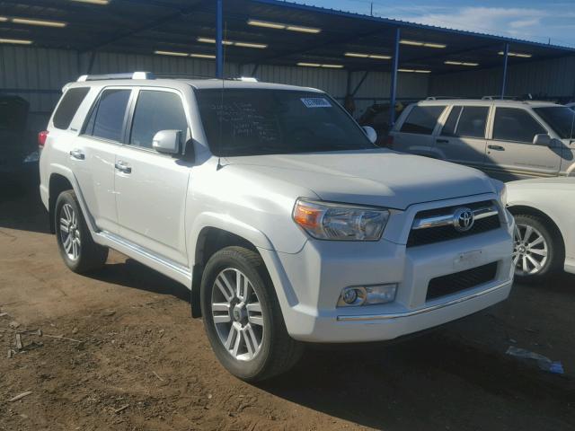 JTEBU5JRXC5106501 - 2012 TOYOTA 4RUNNER SR WHITE photo 1