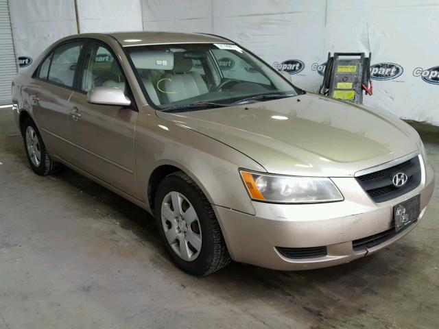 5NPET46C47H265183 - 2007 HYUNDAI SONATA GLS GOLD photo 1