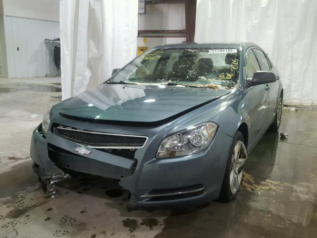 1G1ZG57B69F254290 - 2009 CHEVROLET MALIBU LS BLUE photo 2