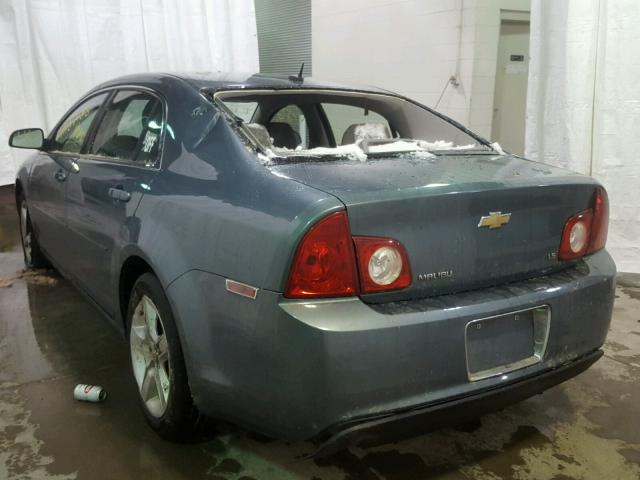 1G1ZG57B69F254290 - 2009 CHEVROLET MALIBU LS BLUE photo 3